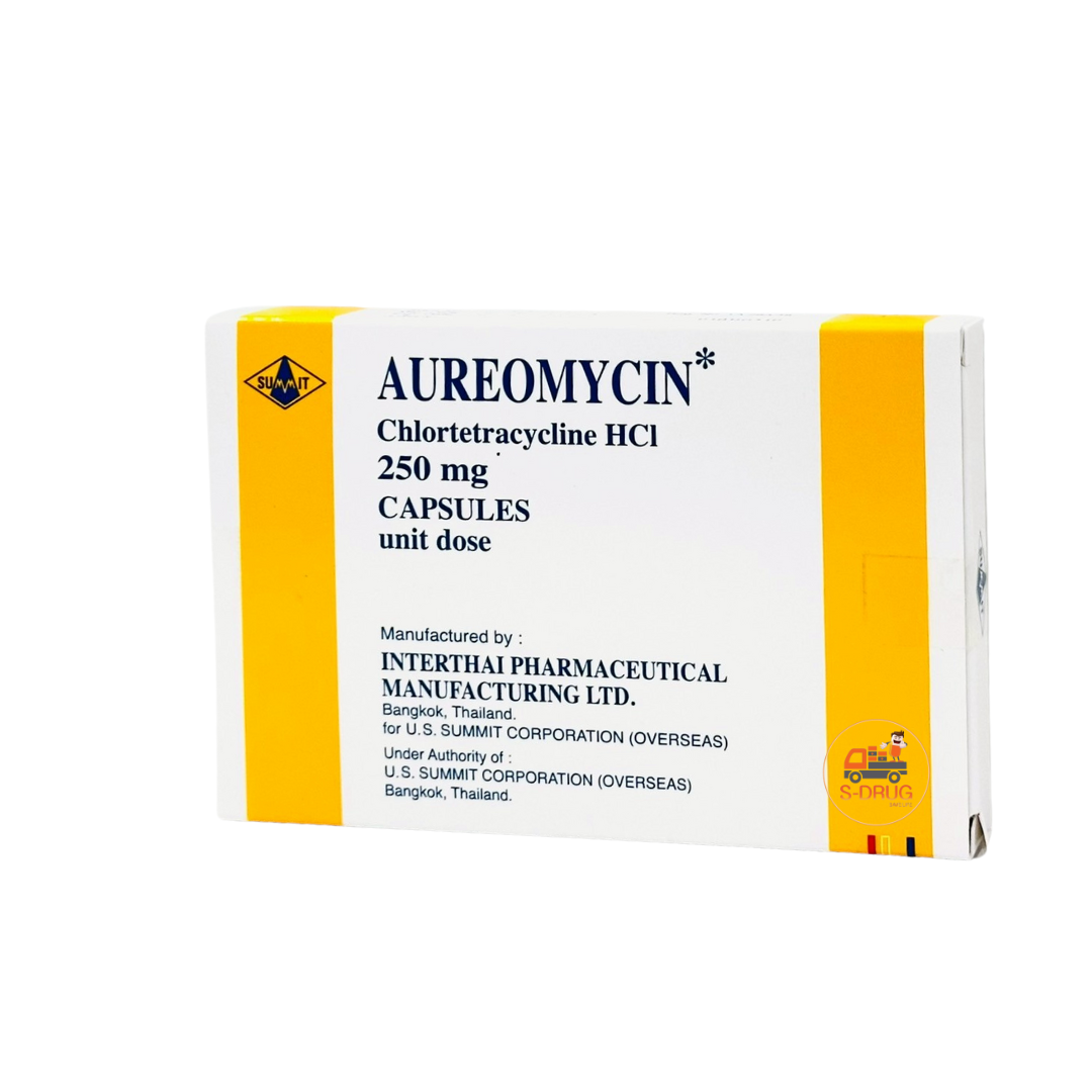 AUREOMYCIN 250MG 10S (แพค12)