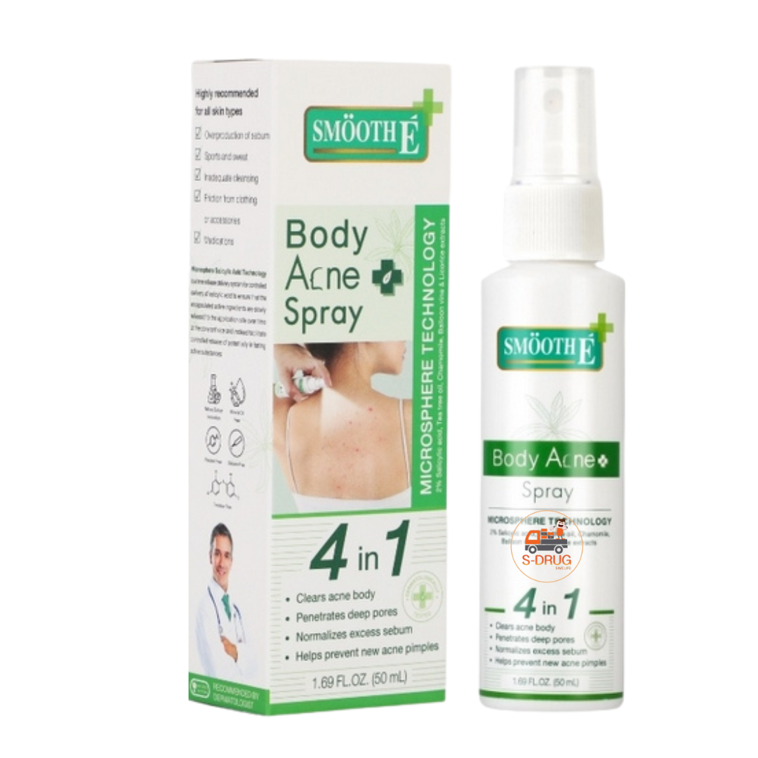 SMOOTH-E  ANTI BODY ACNE SPRAY 50ML