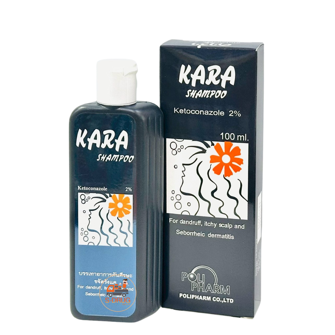 ฮ KARA SHAMPOO 2% 100ML คาร่า แชมพู