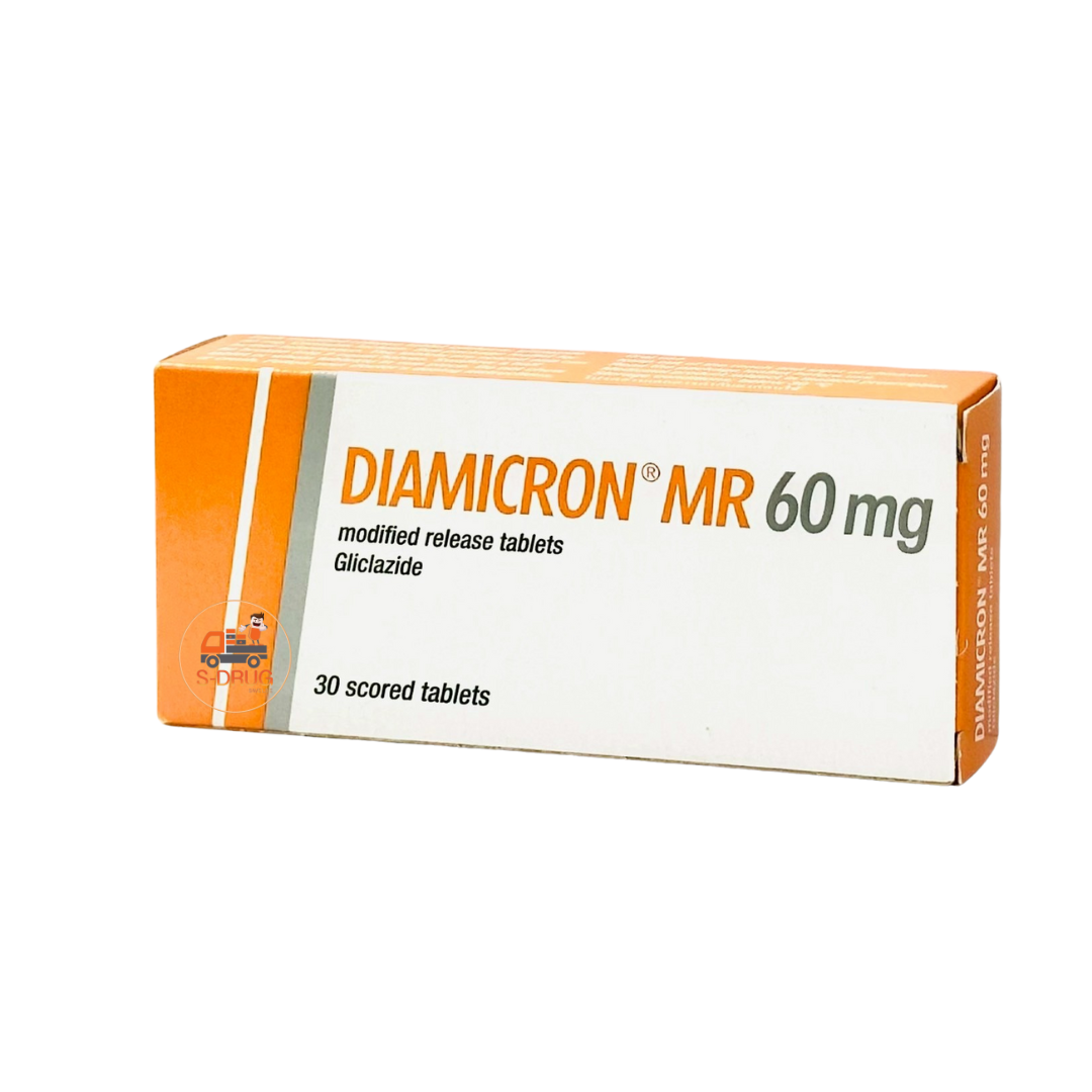 (N) DIAMICRON MR 60MG (2แผงx15S) #กล่องส้ม