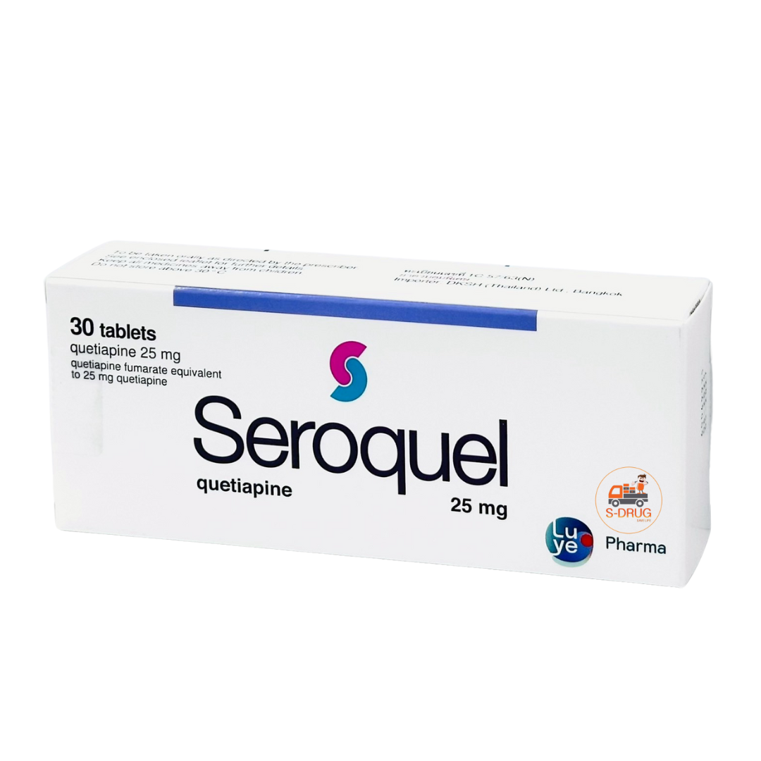 SEROQUEL 25MG (3แผงx10S) เซโรเควล์