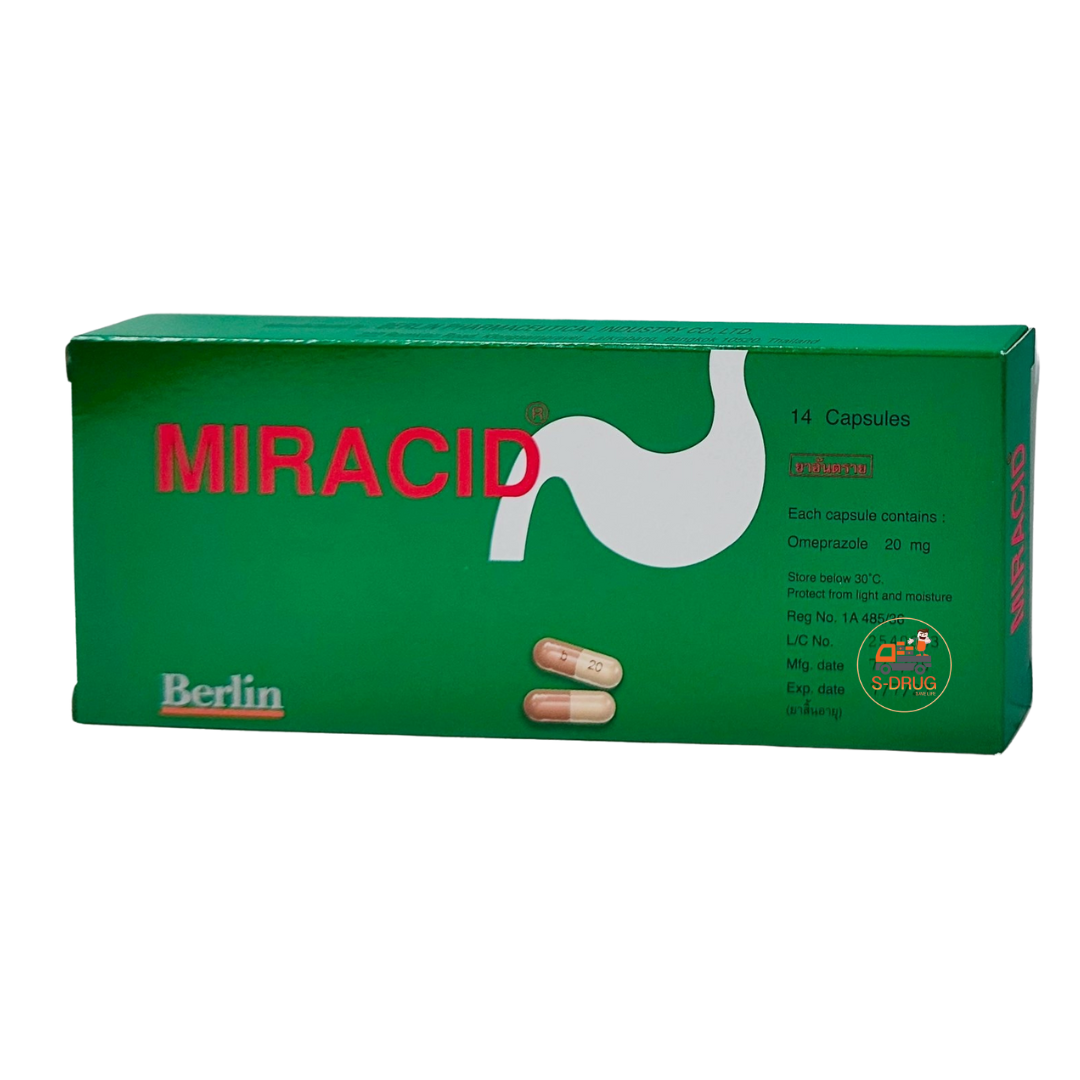 MIRACID 20MG 14S (แพค10) BERLIN