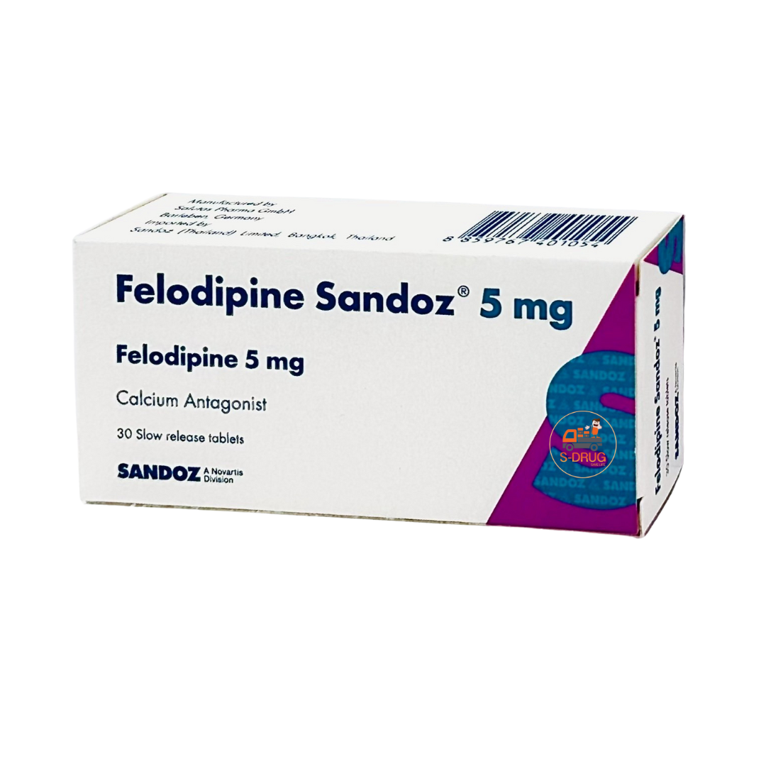 FELODIPINE 5MG 3x10S SANDOZ (สูตรPLENDIL)