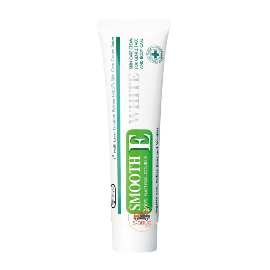 SMOOTH-E  CREAM PLUS WHITE 60G (ขาวใสแผลเป็น)