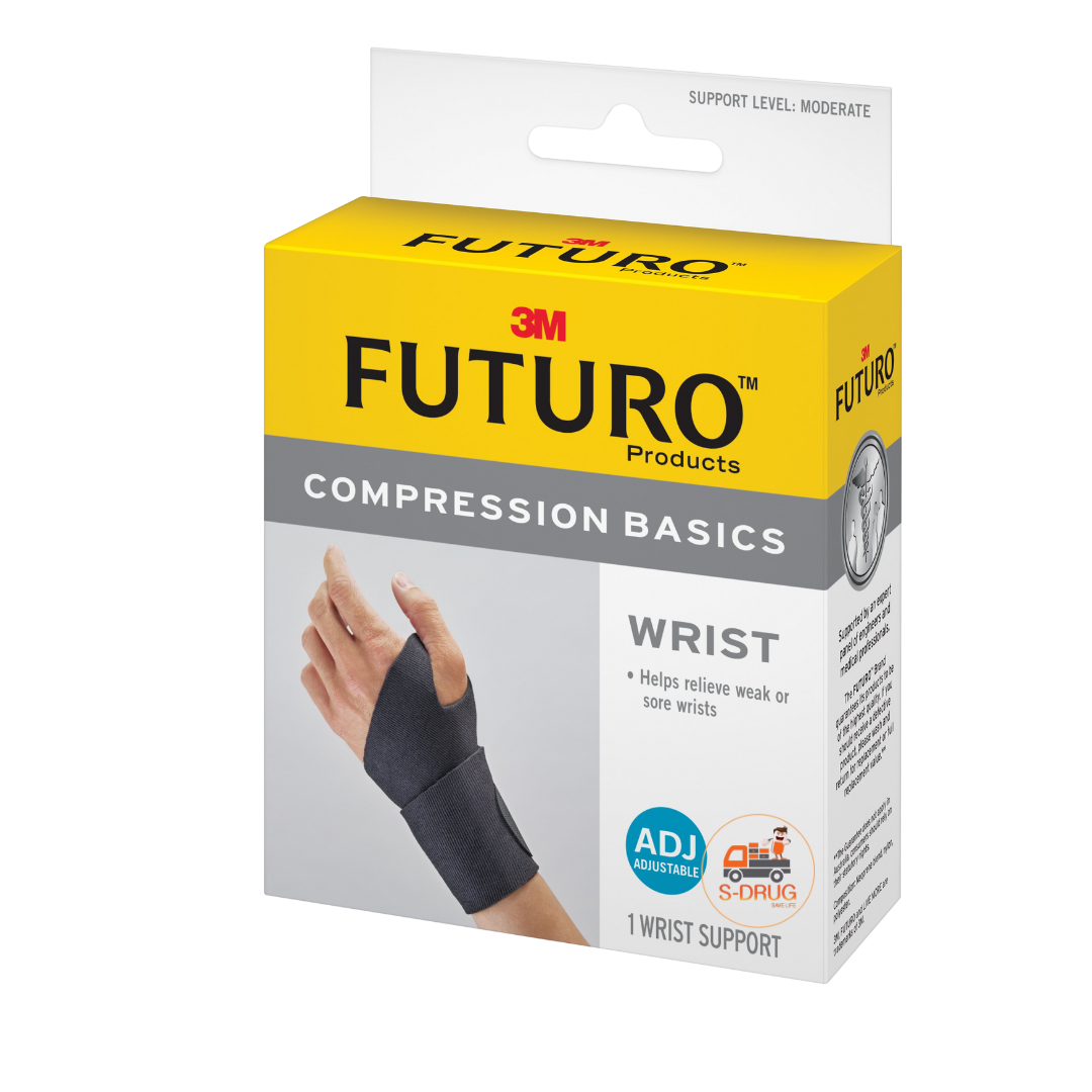 3M FUTURO COMPRESSION BASICS WRIST พยุงข้อมือ #ปรับกระชับได้