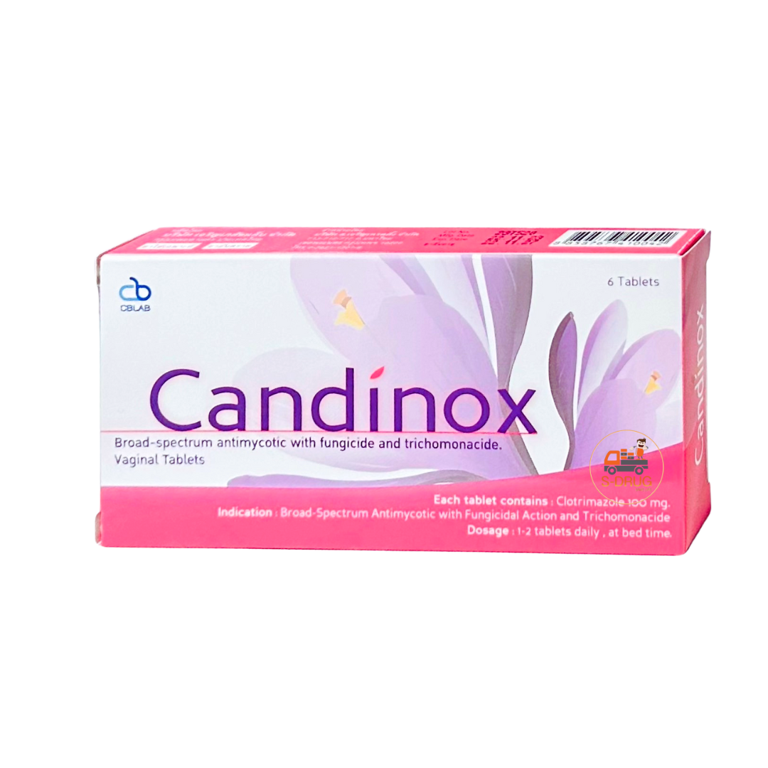 CANDINOX 100MG (6S) แคนดิน็อกซ์ ส.เจริญ