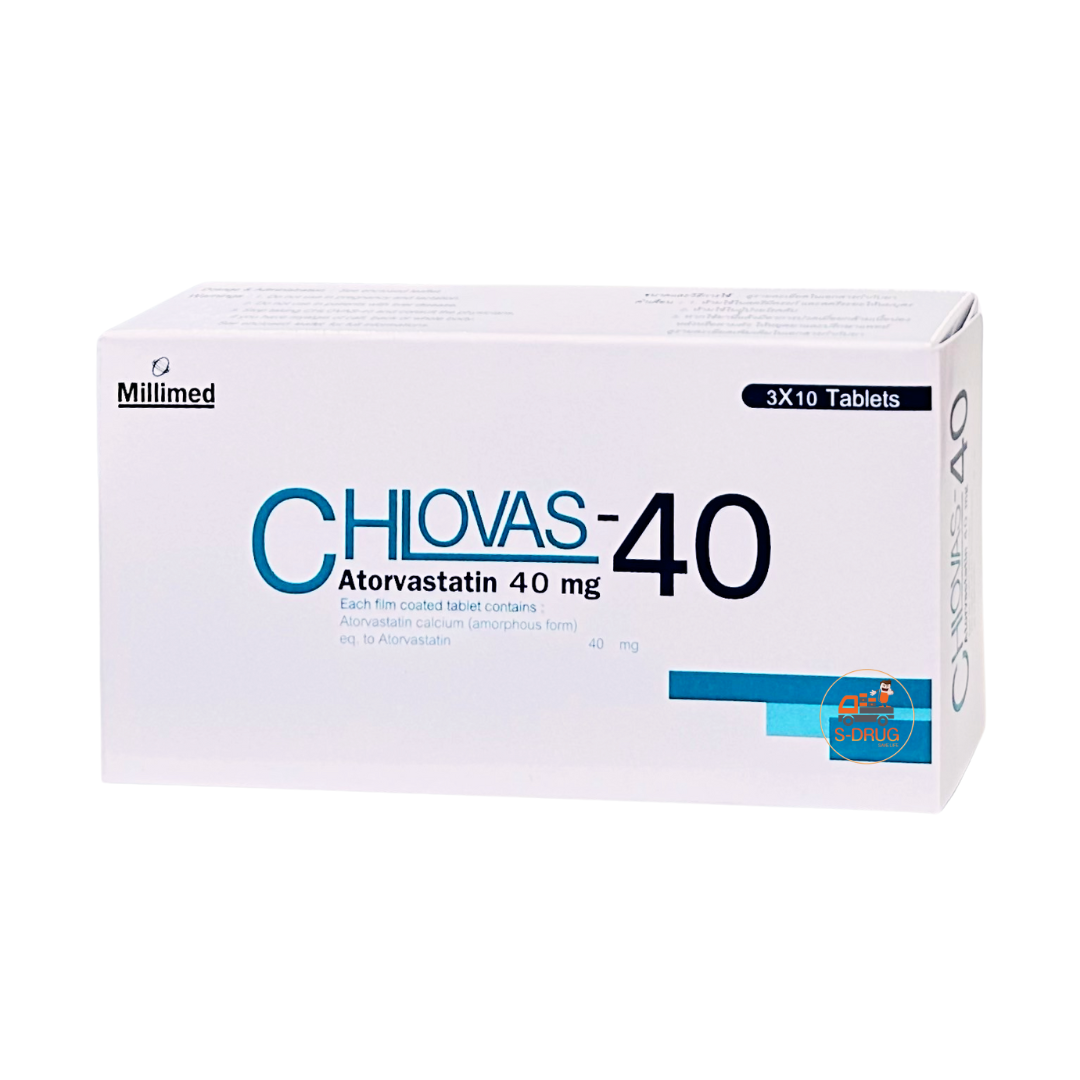 CHLOVAS 40MG (3แผงx10S) คลอวาส PROSP