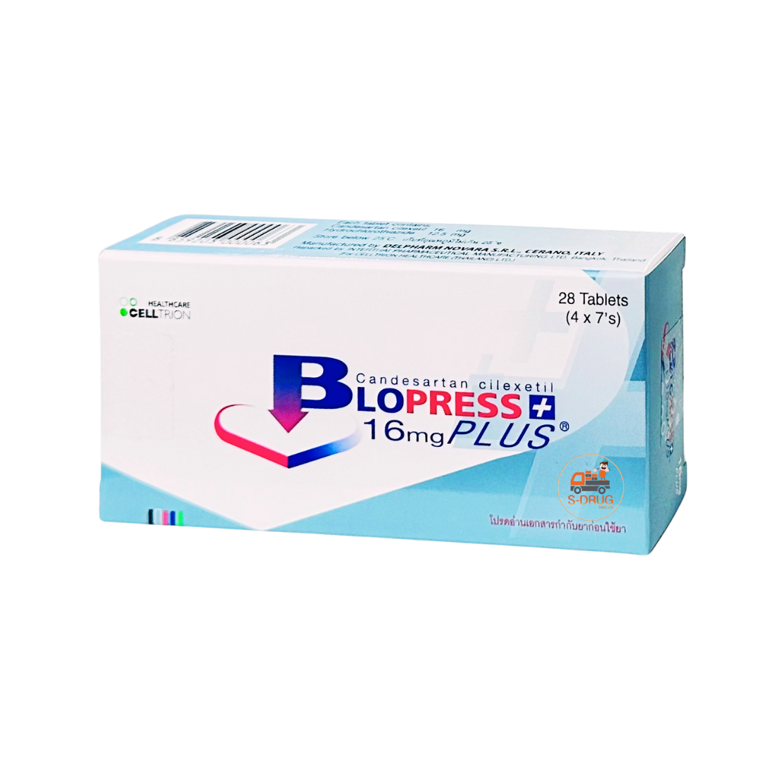 BLOPRESS PLUS 16MG (4แผงx7S)