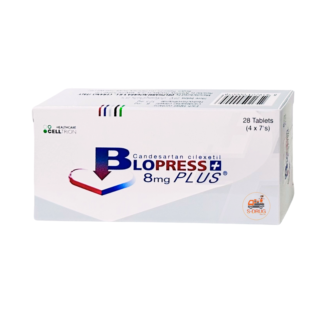BLOPRESS PLUS 8MG (4แผงx7S)