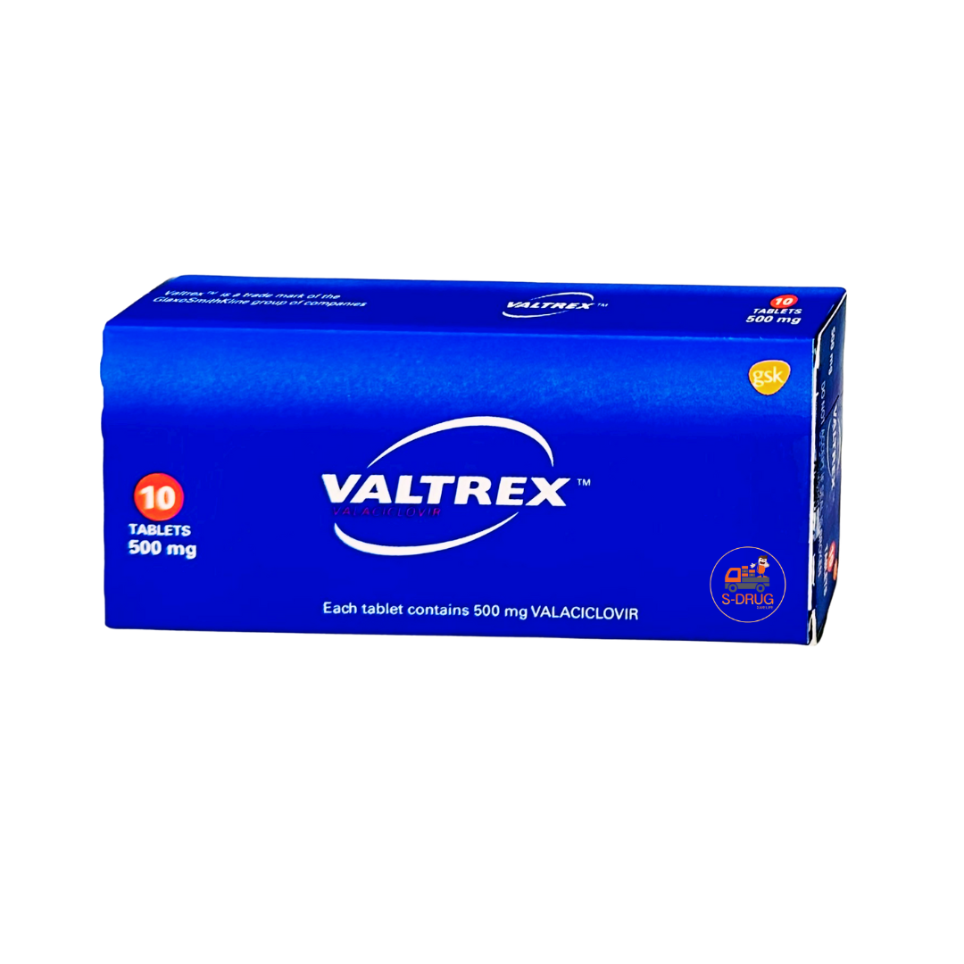 VALTREX 500MG 10S วาลเทร็กซ์