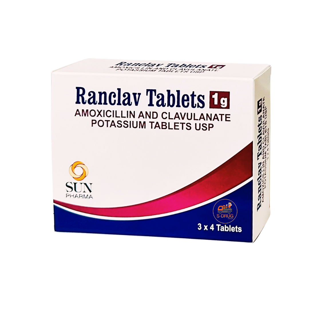 RANCLAV TABLETS 1G (3x4S) (ขายยกกล่อง)