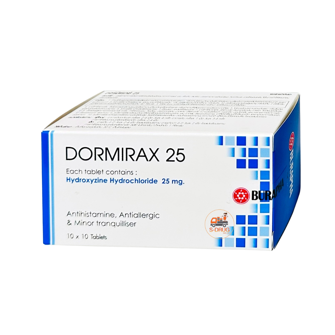 DORMIRAX 25MG (10แผงx10S) BURAPHA