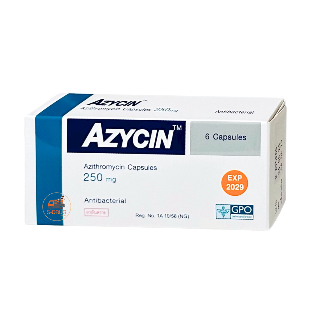 GPO AZYCIN 250MG 6S