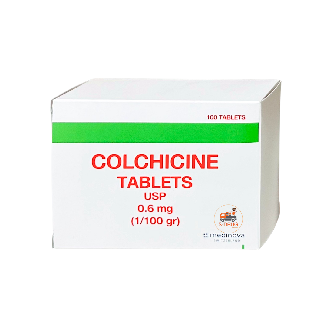 COLCHICINE 0.6MG 10x10S