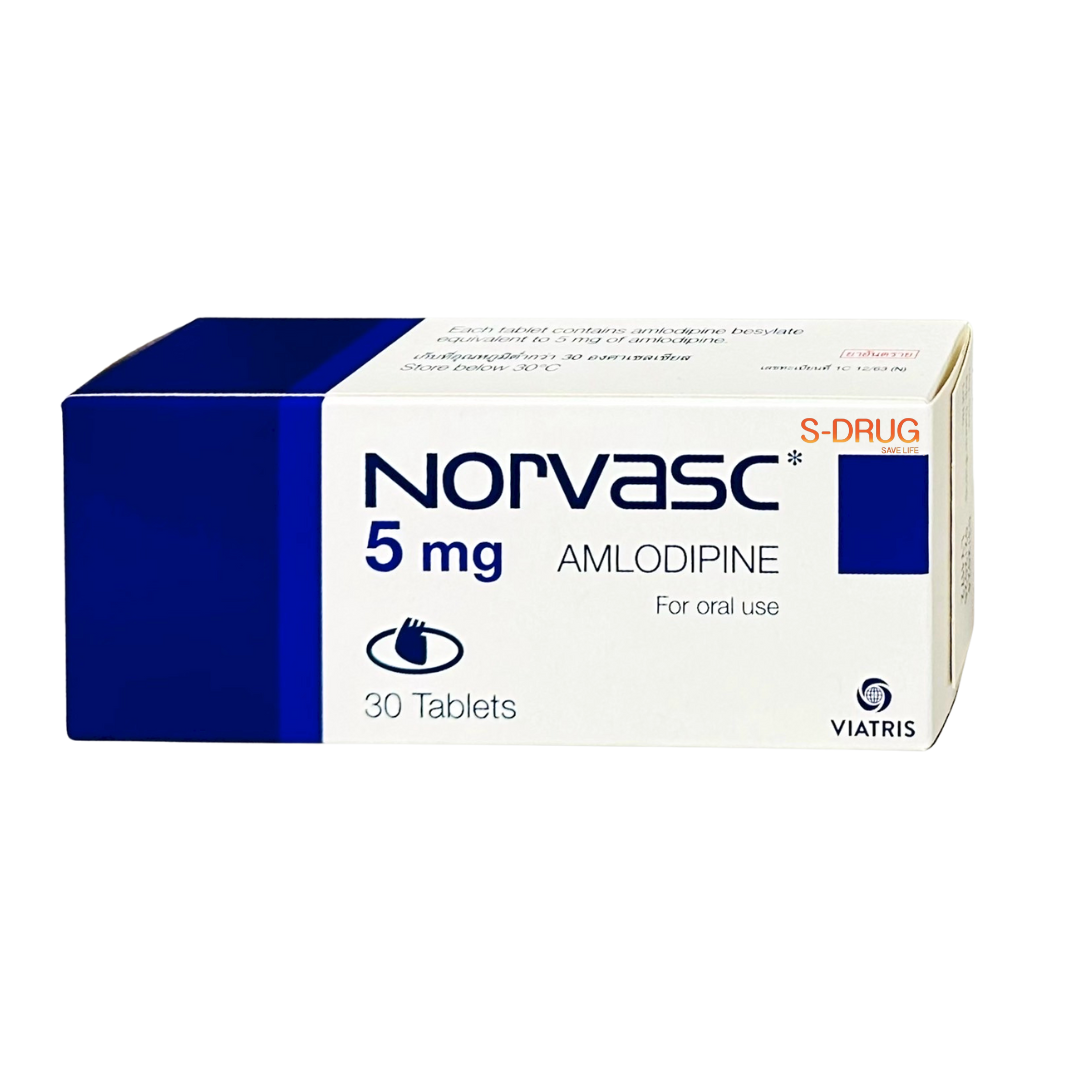 NORVASC 5MG (3แผงx10S)