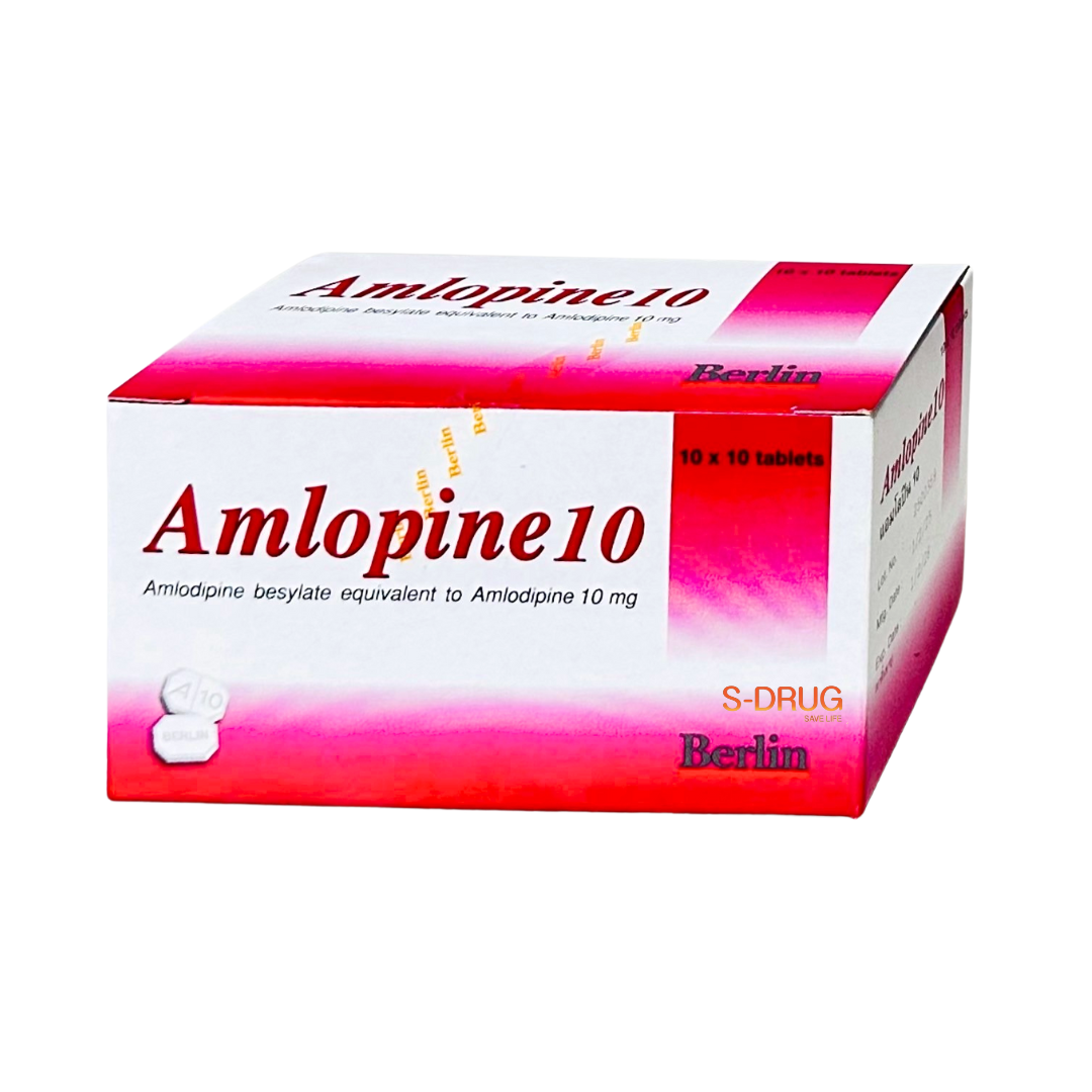 AMLOPINE 10MG (ล10 ญ100x10S) BERLIN